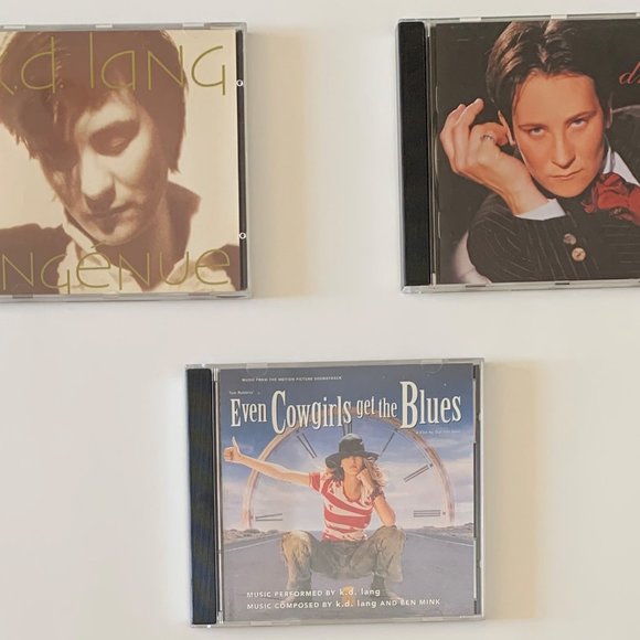 k.d. lang - Drag, Ingenue, Even Cowgirls Get the Blues Soundtrack • 3 CD Bundle - Picture 1 of 9